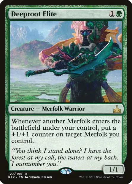 Deeproot Elite, Magic card RIX 127 — Rivals of Ixalan set