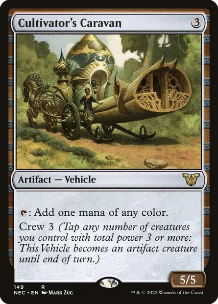 Cultivator's Caravan, Magic card NEC 149 — Neon Dynasty Commander set