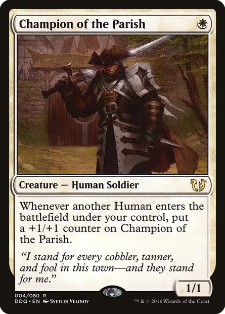 Champion de la paroisse, carte Magic DDQ 4 — extension Duel Decks: Blessed vs. Cursed