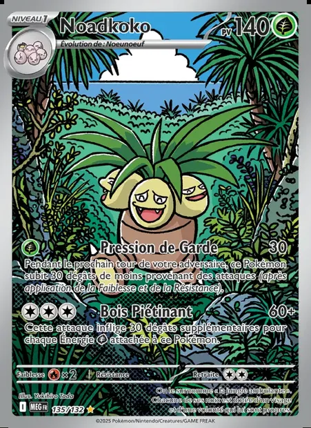 Noadkoko, carte Pokémon MEG 135 — extension Méga-Évolution