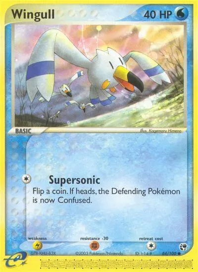 Wingull, Pokémon card SS 84 — Sandstorm set