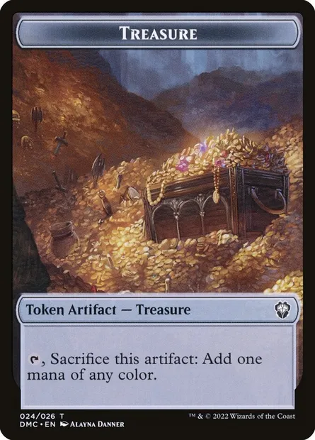 Treasure, Magic card TDMU 24 — Dominaria United Tokens set