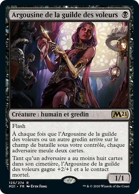 Argousine de la guilde des voleurs, carte Magic M21 125 — extension Core Set 2021