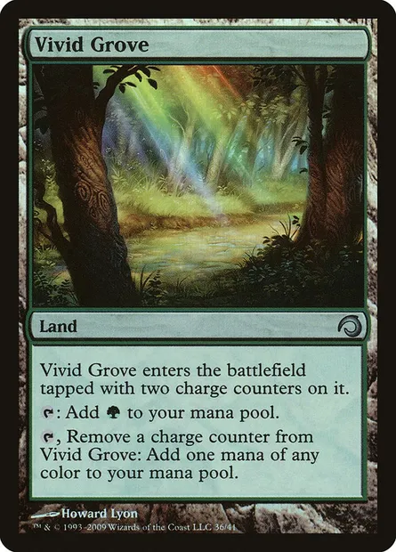 Vivid Grove, Magic card H09 36 — Premium Deck Series: Slivers set