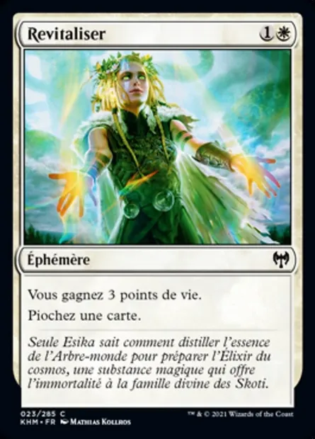 Revitaliser, carte Magic KHM 23 — extension Kaldheim