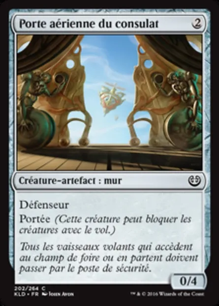 Porte aérienne du consulat, carte Magic KLD 202 — extension Kaladesh