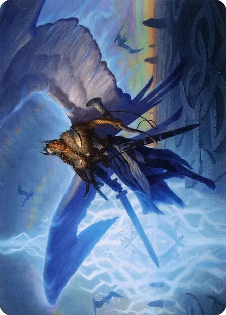 Righteous Valkyrie // Righteous Valkyrie, Magic card AKHM 6 — Kaldheim Art Series set