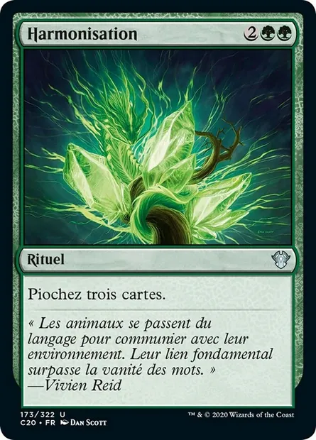 Harmonisation, carte Magic C20 173 — extension Commander 2020