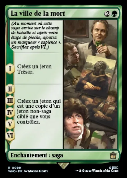 La ville de la mort, carte Magic WHO 99 — extension Doctor Who