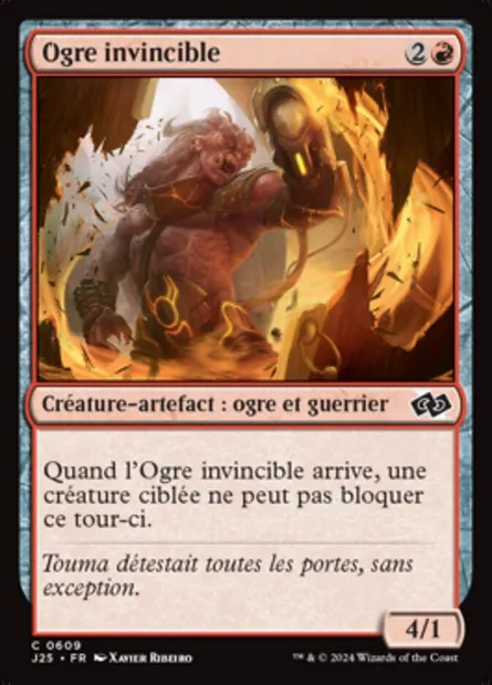 Ogre invincible, carte Magic J25 609 — extension Foundations Jumpstart