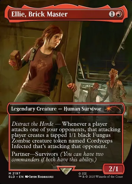 Ellie, Brick Master, Magic card SLD 2197 — Secret Lair Drop set