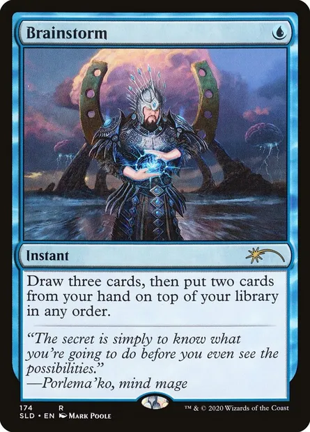 Brainstorm, Magic card SLD 174 — Secret Lair Drop set