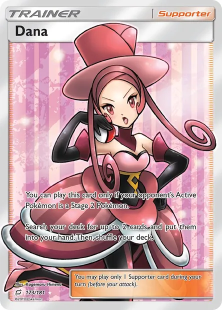 Dana, Pokémon card TEU 173 — Team Up set