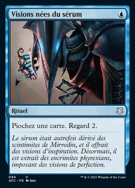 Visions nées du sérum, carte Magic AFC 94 — extension Forgotten Realms Commander