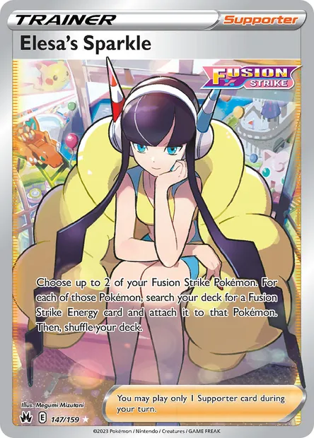 Elesa's Sparkle, Pokémon card CRZ 147 — Crown Zenith set