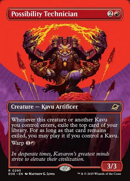 Possibility Technician, Magic card EOE 295 — Edge of Eternities set
