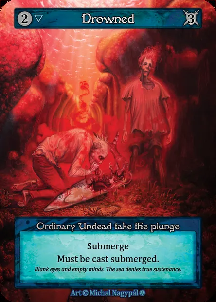 Drowned, Sorcery card GOT 060 — Gothic set