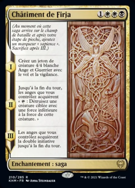 Châtiment de Firja, carte Magic KHM 210 — extension Kaldheim