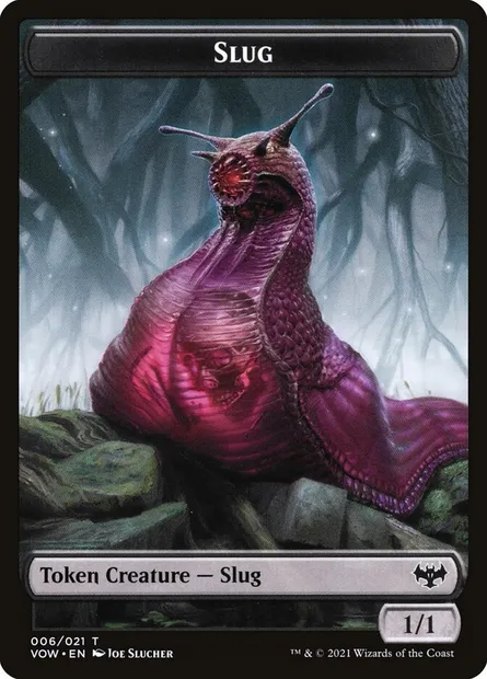 Slug, carte Magic TVOW 6 — extension Innistrad: Crimson Vow Tokens