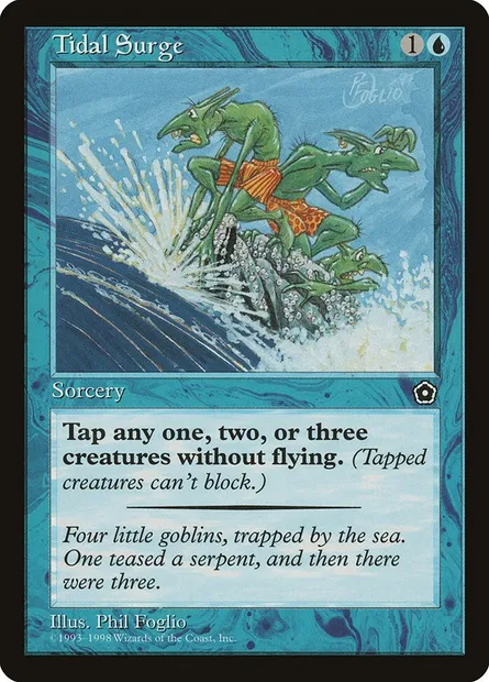 Déferlement de la marée, carte Magic P02 56 — extension Portal Second Age