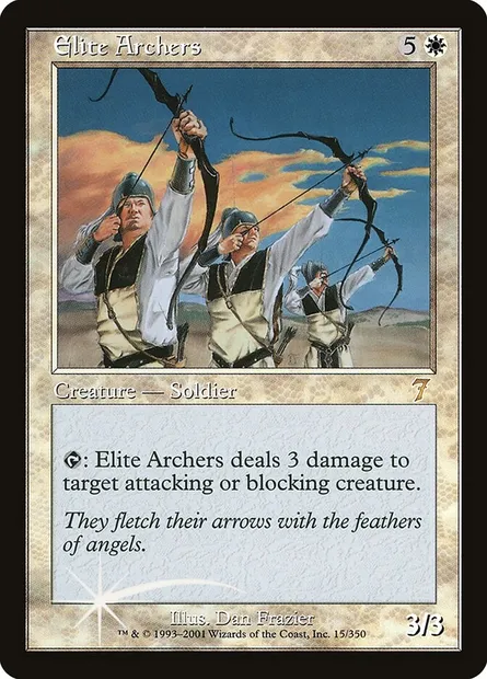 Elite Archers, Magic card 7ED 15★ — Seventh Edition set