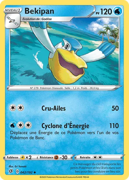 Bekipan, carte Pokémon RCL 42 — extension Clash des Rebelles