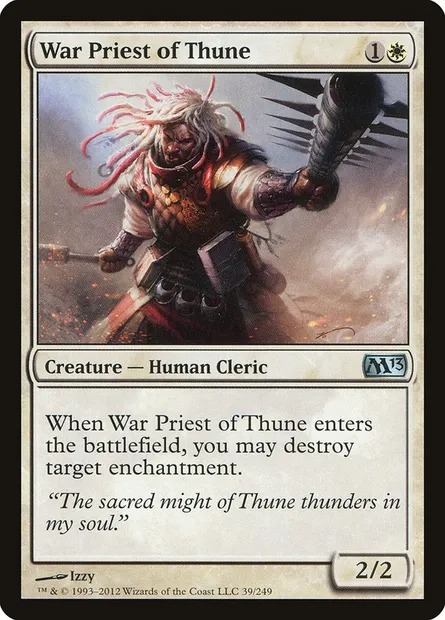 War Priest of Thune, Magic card M13 39 — Magic 2013 set