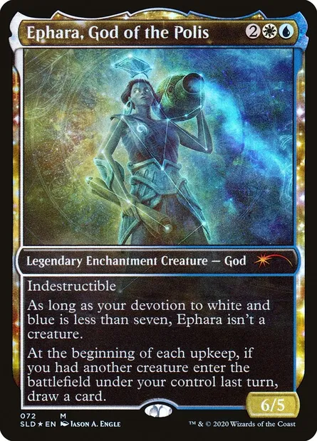 Éphara, déesse de la Polis, carte Magic SLD 72 — extension Secret Lair Drop