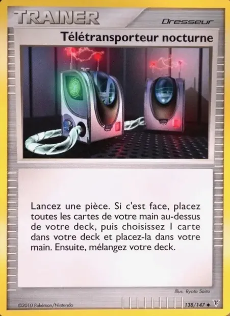 Télétransporteur nocturne, carte Pokémon SV 138 — extension Vainqueurs Suprêmes