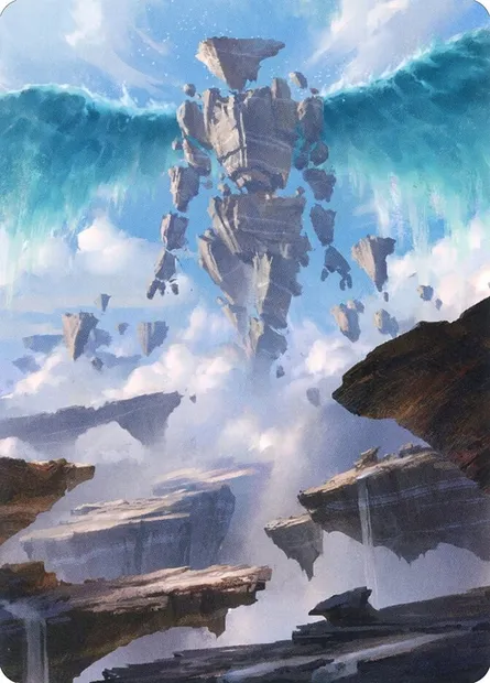 Celestial Colonnade // Celestial Colonnade, Magic card AZNR 33 — Zendikar Rising Art Series set