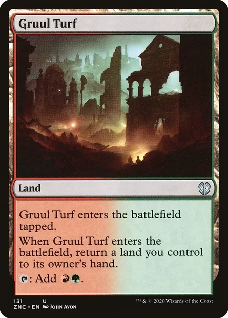 Gruul Turf, Magic card ZNC 131 — Zendikar Rising Commander set