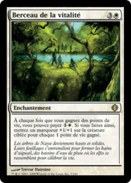 Berceau de la vitalité, carte Magic ALA 7 — extension Les éclats d'Alara