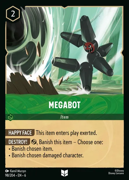 MegaBot, Disney Lorcana card CH6-098 — Azurite Sea set
