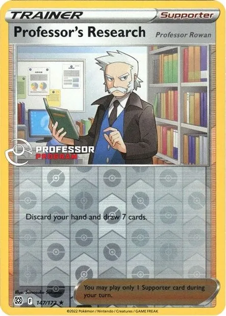Professor's Research - Professor Rowan, carte Pokémon PROF 147 — extension Professor Program