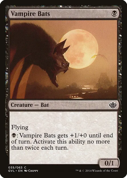 Vampire Bats, Magic card GVL 35 — Duel Decks Anthology: Garruk vs. Liliana set