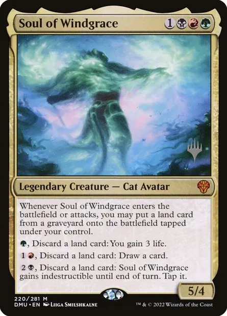 Âme de Vent des vertus, carte Magic PDMU 220p — extension Dominaria United Promos