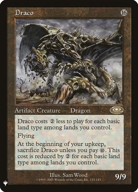 Draco, carte Magic PLS 131 — extension The List