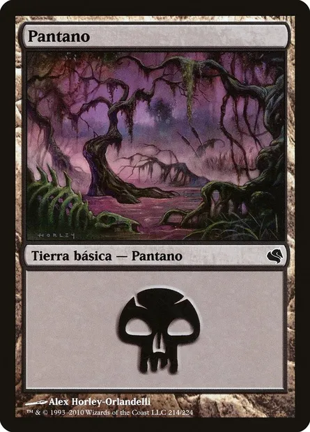 Swamp, Magic card PS11 214 — Salvat 2011 set