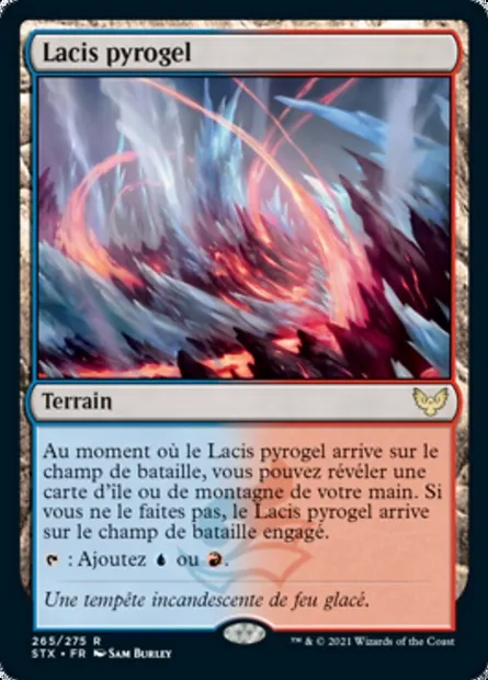 Lacis pyrogel, carte Magic STX 265 — extension Strixhaven: l'Académie des Mages