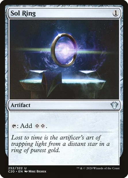 Sol Ring, Magic card C20 252 — Commander 2020 set