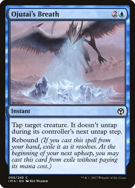 Souffle d'Ojutaï, carte Magic IMA 68 — extension Iconic Masters