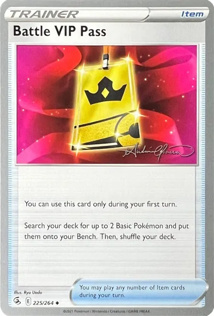 Battle VIP Pass, Pokémon card WCD22 225-2 — World Championship Decks 2022 set