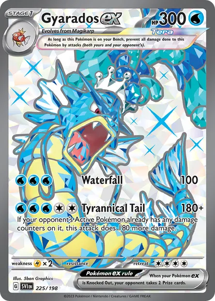 Gyarados ex, Pokémon card SVI 225 — Scarlet & Violet set