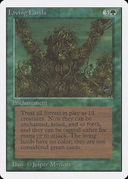 Living Lands, Magic card 2ED 210 — Unlimited Edition set