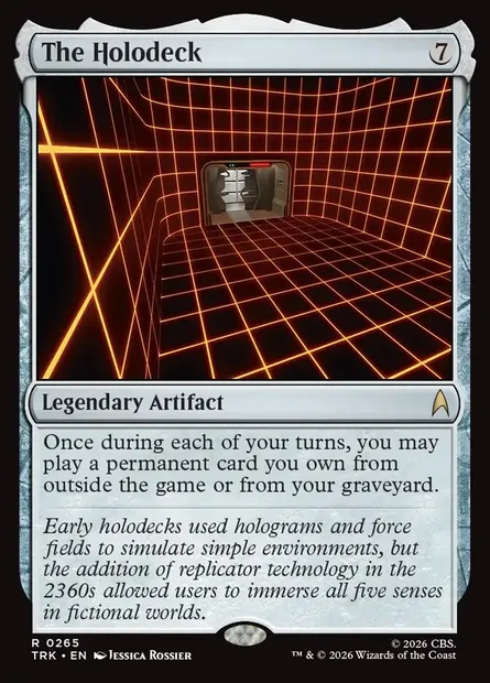 The Holodeck, carte Magic TRK 265 — extension Star Trek