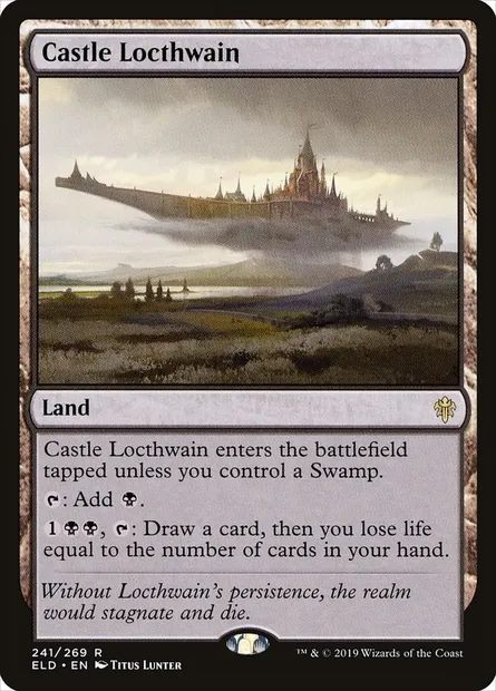 Castle Locthwain, Magic card ELD 241 — Throne of Eldraine set