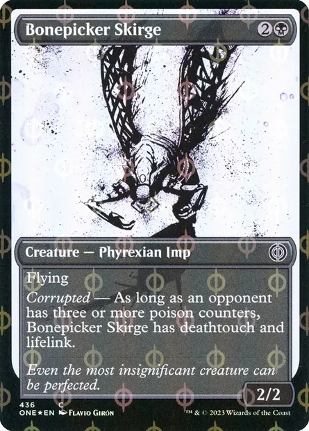 Bonepicker Skirge, Magic card ONE 436 — Phyrexia: All Will Be One set