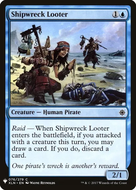 Shipwreck Looter, Magic card PLST XLN-76 — The List set