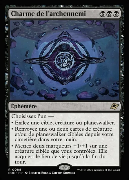 Charme de l'archennemi, carte Magic EOE 88 — extension Edge of Eternities