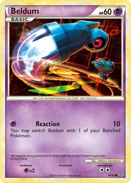 Beldum, Pokémon card UL 44 — Unleashed set